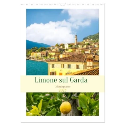 Abbildung von Limone sul Garda Urlaubsplaner (Wandkalender 2025 DIN A3 hoch), CALVENDO Monatskalender