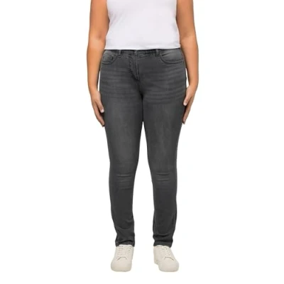 Abbildung von Ulla Popken Stretch Hose Skinnyjeans Sarah schmale 5 Pocket Form High Waist