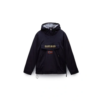 Abbildung von Napapijri Rainforest Pocket 2 Herren Winter Anorak (Größe: XS/46, Blau)