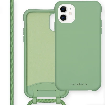 Abbildung von Apple iPhone 11 Hülle Silikon iMoshion Soft Case/Backcover Handyhülle Grün