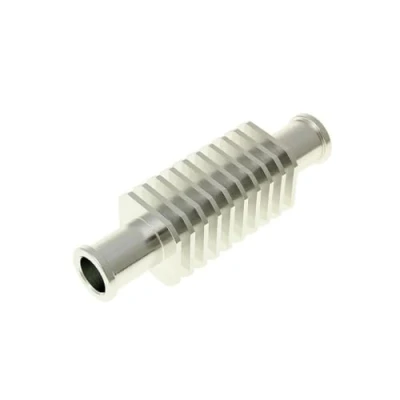 Abbildung von 2EXTREME Durchlaufkühler eckig silber kompatibel für Roller, Scooter, Mofa, Moped, Motorrad, universal