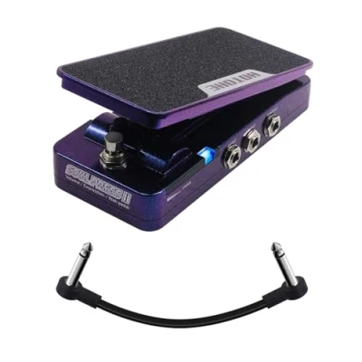 Abbildung von HOTONE WAH AKTIV Volume Passive Expression 4 in 1 Gitarre Effektpedal schaltbar mit sichtbaren Gitarreneffektpedal Soul Press II