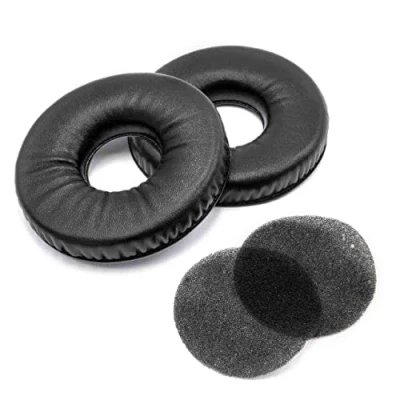 Abbildung von vhbw Ohrpolster Ersatz Polster kompatibel mit AKG K121, K121 Studio, K121S, K141, K141 K141M, K142 Kopfhörer Headset, schwarz, glänzend