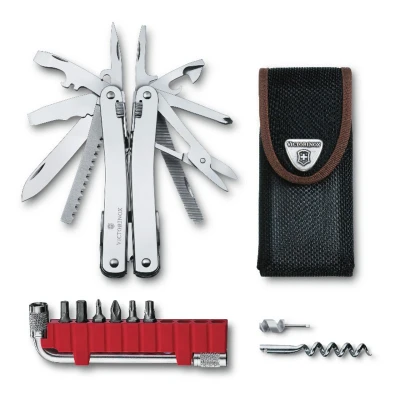 Abbildung von Victorinox Swiss Tool Spirit X Plus 35 Funktionen mit Nylonscheide und Bitset