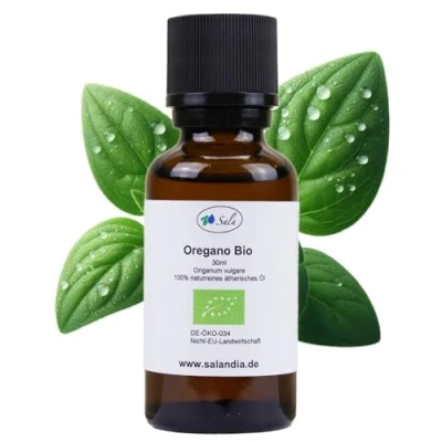 Abbildung von Sala Oreganoöl Aroma ätherisches Organo Öl BIO zum Verzehr 100% naturrein 30 ml