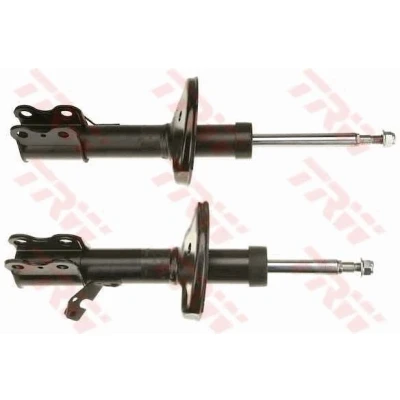 Abbildung von TRW TWIN JGM2558T Stoßdämpfer Gasdruck 50 Zweirohr Federbein oben Stift M14x1,5 TOYOTA: Avensis I Kombi, Limousine