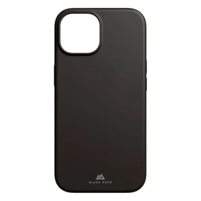 Abbildung von Black Rock Hülle für iPhone 15 (Wireless Charging kompatibel, slim, ultraslim, stabiler Rahmen, hochwertiges Cover, Handyhülle 15, Case, Silikonhülle, Silikon) schwarz