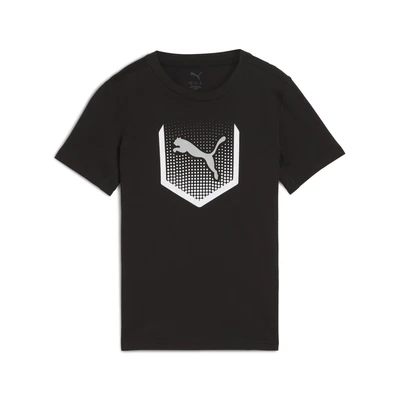 Abbildung von Puma Active Sports Graphic T Shirt Für Jugendliche Herren Damen Kinder Mit Print Black Größe: 5 6Y