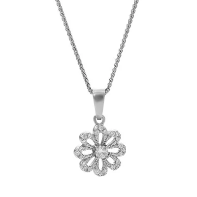 Abbildung von Orphelia Damen Kette aus 925er Sterlingsilber mit Anhänger Silber ZH 7305