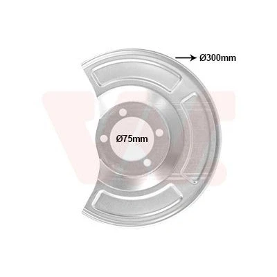 Abbildung von VAN WEZEL 5420373 Ankerblech Hinterachse links TOYOTA: Avensis III Station Wagon, Limousine