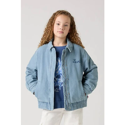 Abbildung von Levi&#039;s Retro Trucker Übergangsjacke für Kinder, Größe: 158, Desert sky