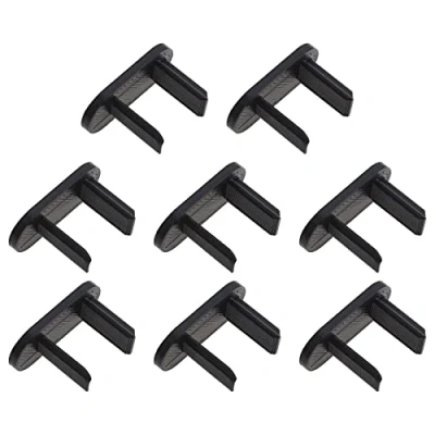 Abbildung von eMagTech 8 Stück Auto Heckklappen Clips, Ersatz kompatibel mit Ford Fiesta MK8 Heckklappenregal, Tablett, Gurt, Schnur, Feste Clips