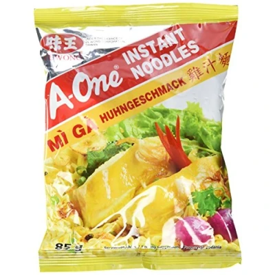 Abbildung von A ONE Instantnudeln, Huhn, 30er Pack (30 x 85 g Packung)