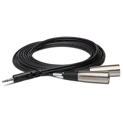 Abbildung von Hosa CYX 402M, Stereo Breakout, 3.5 mm TRS to Dual XLR3M, 2 m