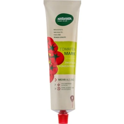 Abbildung von Tomatenmark, zweifach konzentriert 28 30 %, Tube