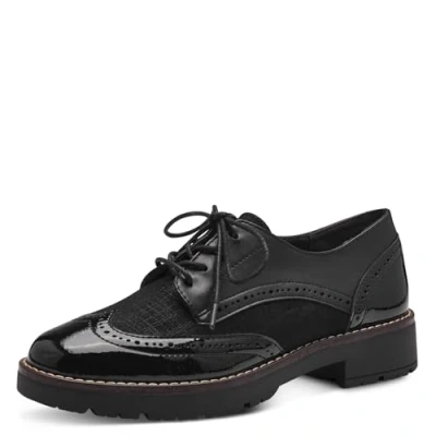 Abbildung von Jana Vegan Damen Brogue Halbschuhe H Weite 8 23770 43 Schnürschuh gepolstert