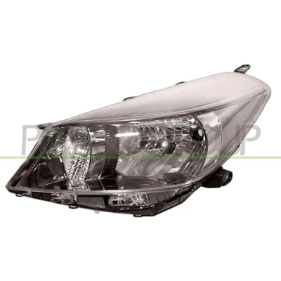 Abbildung von PRASCO TY3284824 Scheinwerfer links dunkel, chrom ohne Stellmotor für LWR TOYOTA: Yaris III Schrägheck