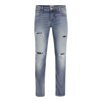 Abbildung von Jack &amp; Jones Jjiglenn Jjcole Jeans Slim Fit, Herren, Größe: 32x34, Blue denim