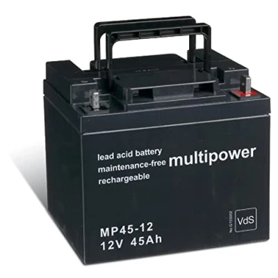 Abbildung von akku net Bleiakku (multipower) MP45 12 VDs, 12V, Lead Acid