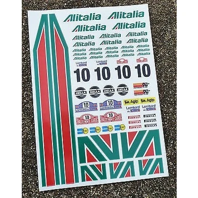 Abbildung von RC Alitalia sticker aufkleber 1/18 losi mini xray 18th