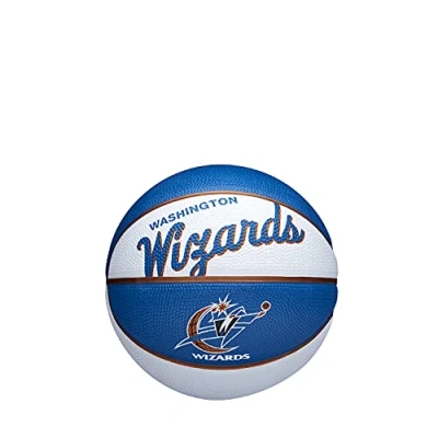 Abbildung von Wilson MINI Basketball TEAM RETRO, WASHINGTON WIZARDS, Outdoor, Gummi, Größe: