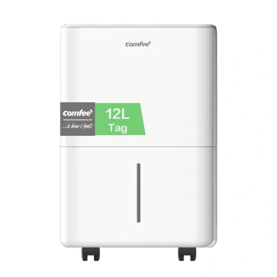 Abbildung von COMFEE&#039; Luftentfeuchter 12L/24 h, Raumgröße ca. 50m3(20m²), Gegen Feuchtigkeit,Schimme,R290, CDDOE 12DEN7 QA3(EU), White