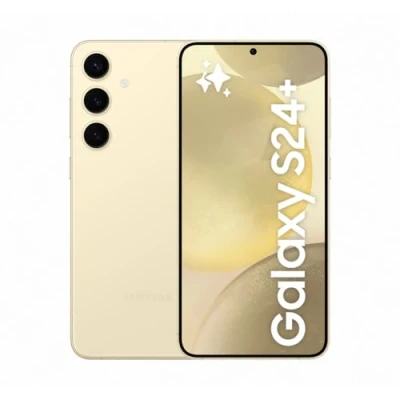 Abbildung von Samsung Galaxy S24+ AI Smartphone, Android Handy ohne Vertrag, 12 GB RAM, 512 Speicher, 50 MP Kamera, Lange Akkulaufzeit, Amber Yellow, 3 Jahre Herstellergarantie