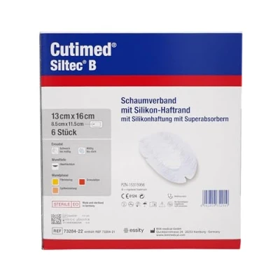 Abbildung von Cutimed Siltec B Schaumverb.13x16 cm oval