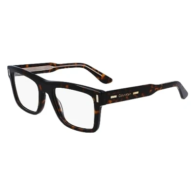 Abbildung von Calvin Klein Unisex CK23519 Sunglasses, 237 Dark Havana, 52