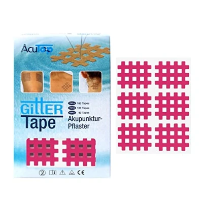 Abbildung von AcuTop Typ B, Gitter Tape, pink 120 Tapes, Akupunktur Pflaster, Gitterpflaster