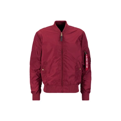 Abbildung von Alpha Industries MA1 TT Bomberjacke, Herren, Größe: Medium, Burgundy