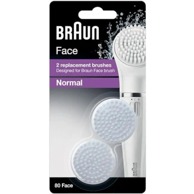 Abbildung von Braun FACE Gesicht 810 Ersatzbürsten Aufsätze SE80 2er Pack