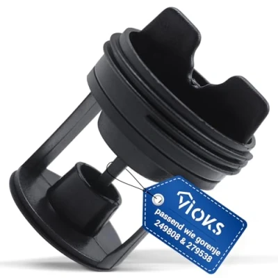 Abbildung von VIOKS Flusensieb Flusensiebeinsatz Ersatz für Gorenje 279538 249808 Siebeinsatz Waschmaschinen Sieb Filter Ablaufpumpe 59 mm Ø Waschmaschine Fusselsieb