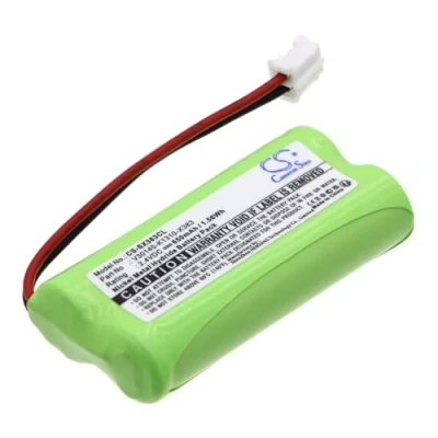 Abbildung von CS SX383CL Akkus 650mAh Kompatibel mit [Universum] CL15, SL15, [Siemens] Gigaset A12, A120, A14, A140, A140 Duo, Trio, weib,