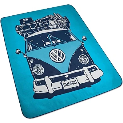 Abbildung von Volkswagen 7E9084509 Picknickdecke Decke Bulli 200x160cm Heritage, blau
