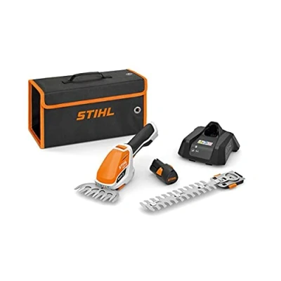 Abbildung von STIHL Akku Heckenschere HSA 26, mit AS 2 und Ladegerät AL 1