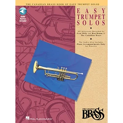 Abbildung von Canadian Brass Book of Easy Trumpet Solos: Book/Online Audio