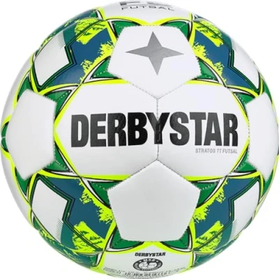 Abbildung von Derbystar Fußball Stratos TT v23, Weiß/Gelb/Blau, 4