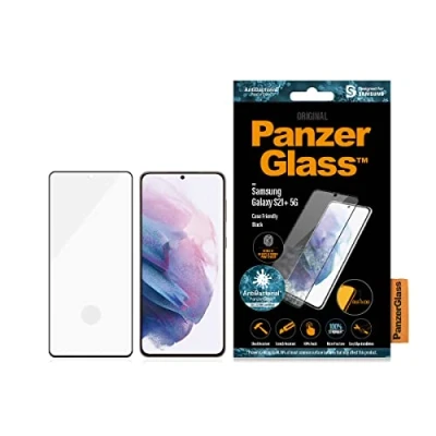 Abbildung von Samsung Galaxy S21 Plus Panzerglas PanzerGlass Biometric Case Friendly Screenprotector CF Antibakterieller Screen Protector