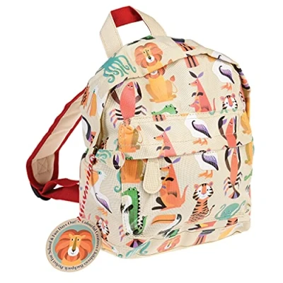 Abbildung von Rex London Kinderrucksack Tieren Beige