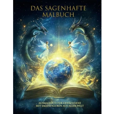 Abbildung von Das sagenhafte Malbuch, Ausmalbuch für Erwachsene mit Sagenfiguren aus aller Welt: Tauchen Sie ein in die Welt der Mythen 30 Welt!