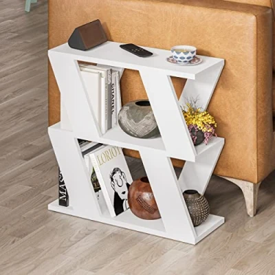 Abbildung von Decortie Beistelltisch Lazena, Modern Beistelltisch, Seite Ende Couchtisch, 60 x 21,2 55,4 cm