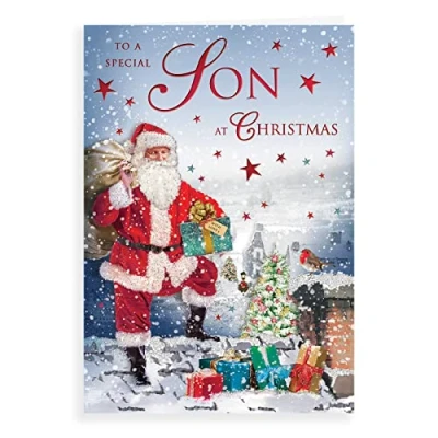 Abbildung von Traditionelle Weihnachtskarte für Sohn, 22,9 x 15,2 cm, Regal Publishing (C85452)