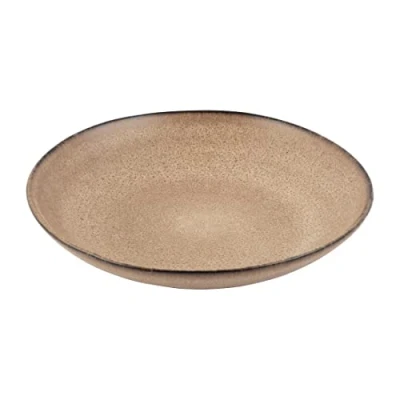Abbildung von Olympia FC735 Build A Bowl Flache Schalen, Hellbraun, 25cm, 4 Stück