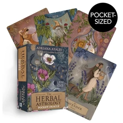 Abbildung von The Herbal Astrology Pocket Oracle: A 55 card Deck and Guidebook