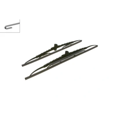 Abbildung von Scheibenwischer Bosch Twin Spoiler 3 397 001 728 Standard FORD: Focus Mk1 Kombi, Kasten / Limousine, LEXUS: IS I Limousine