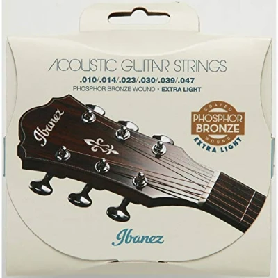 Abbildung von IBANEZ Saiten Set für 6 String .011/.015/.022w/.032w/.042w/.052w Phosphor/Bronze (IACSP62C)