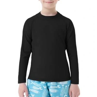Abbildung von MEETWEE Boy&#039;s Swimsuit Rash Vest Swimming Shirts for Boys Long/Short Sleeve UPF 50+ Sun Protection Guard 5 15 Years