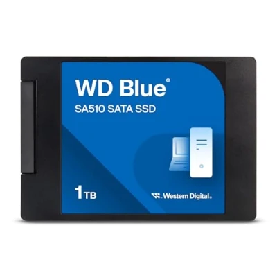 Abbildung von WD Blue SA510 SATA SSD 1 TB 2,5 Zoll (Lesen bis 560 MB/s, Schreiben 520 Upgrade für PC/Laptop, dreimonatiges Probeabo von Dropbox Professional, Western Digital Dashboard)