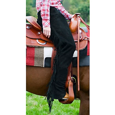 Abbildung von HKM Western ShowChaps mit FrYearsen Schwarz XXL